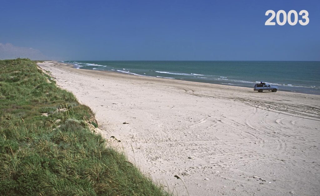 Beach Report King Tide Dune Erosion, South Padre Island, May 2023